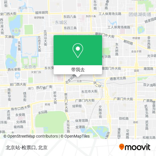 北京站-检票口地图