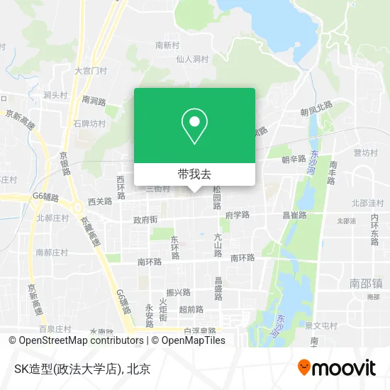SK造型(政法大学店)地图