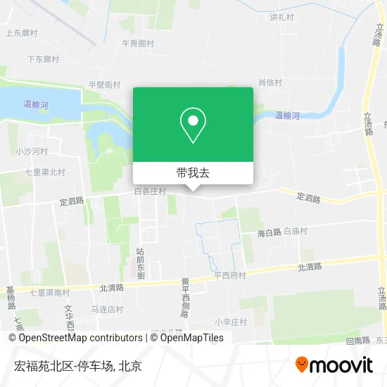 宏福苑北区-停车场地图