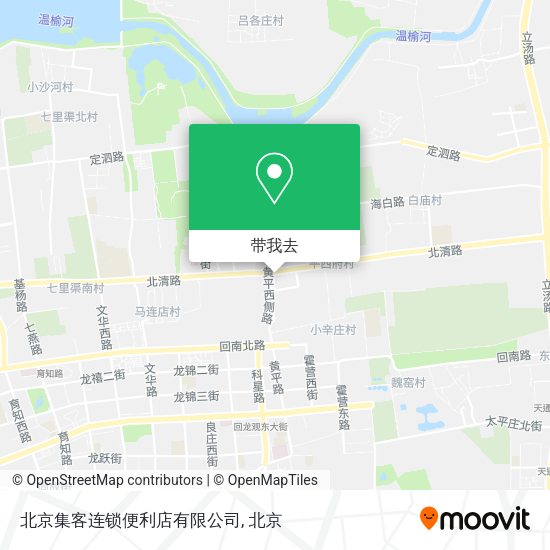 北京集客连锁便利店有限公司地图
