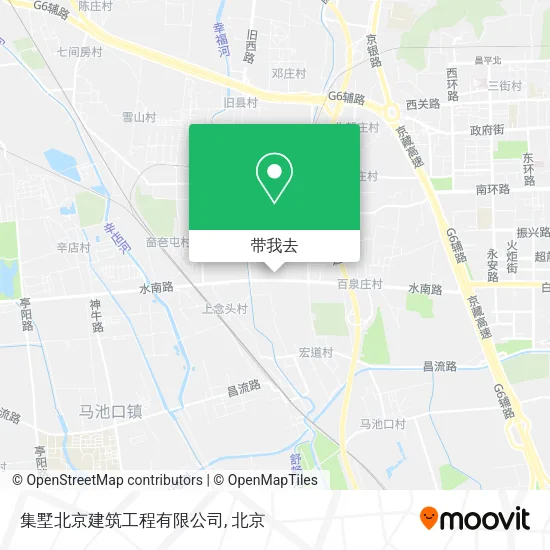 集墅北京建筑工程有限公司地图