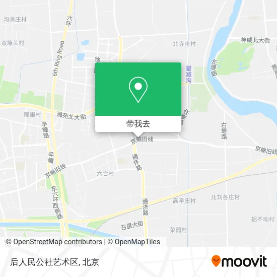 后人民公社艺术区地图