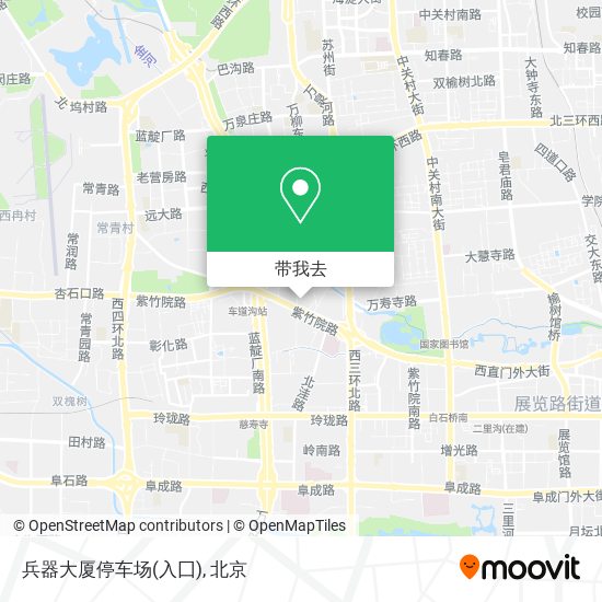 兵器大厦停车场(入囗)地图