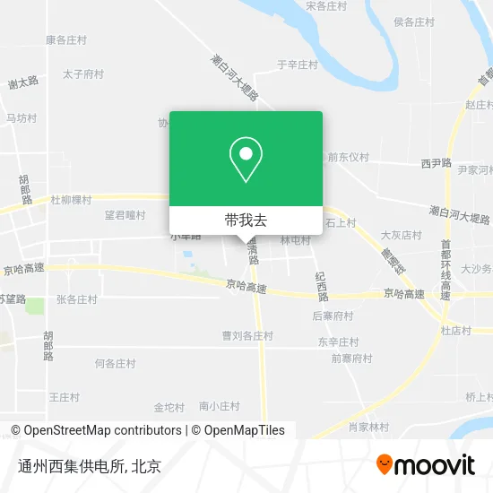 通州西集供电所地图