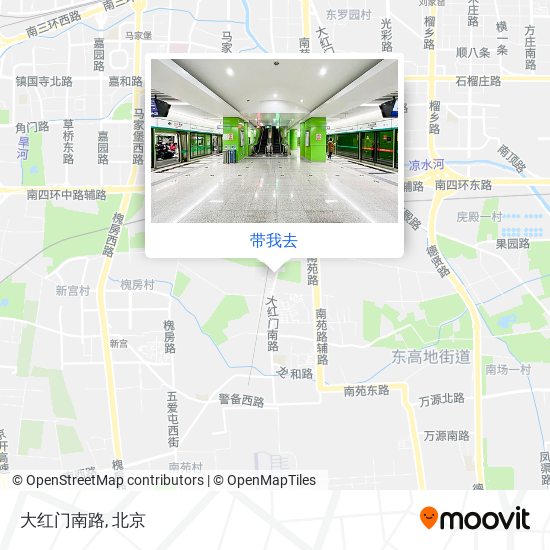 大红门南路地图