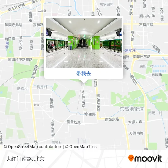 大红门南路地图