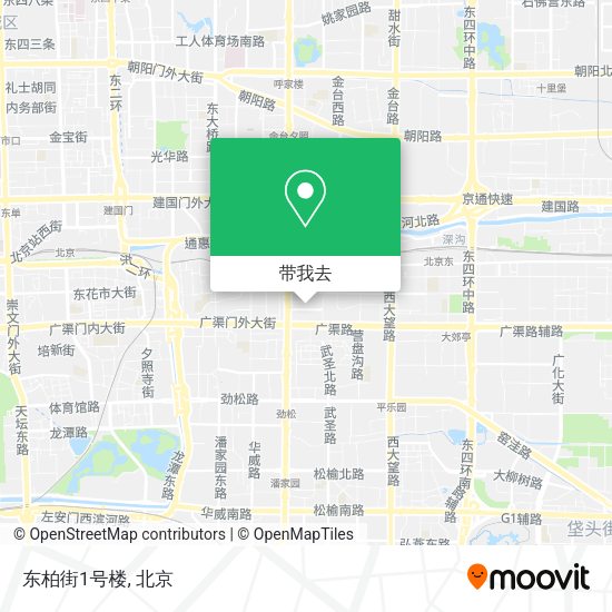 东柏街1号楼地图