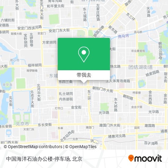 中国海洋石油办公楼-停车场地图