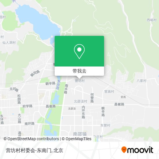 营坊村村委会-东南门地图