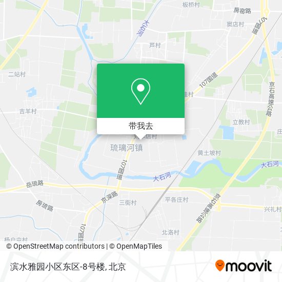 滨水雅园小区东区-8号楼地图