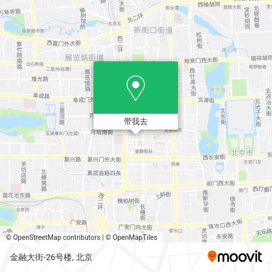 金融大街-26号楼地图