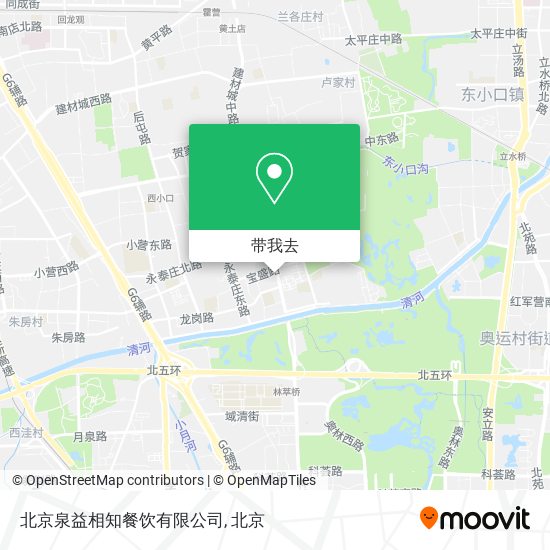 北京泉益相知餐饮有限公司地图
