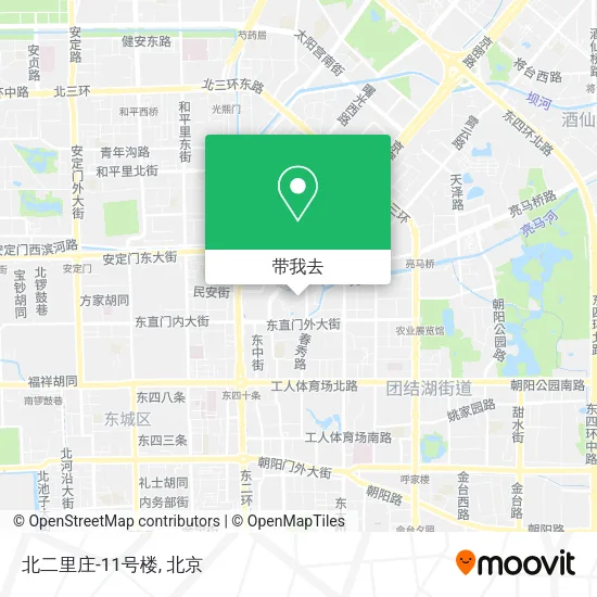 北二里庄-11号楼地图