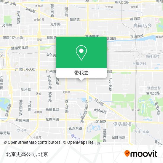 北京史高公司地图
