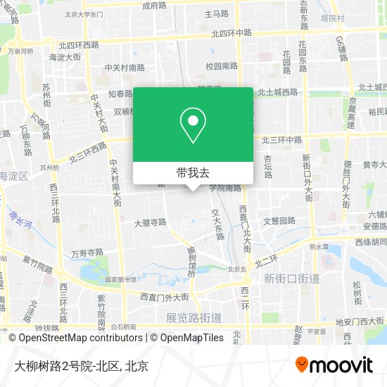 大柳树路2号院-北区地图