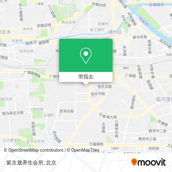 紫京晟养生会所地图