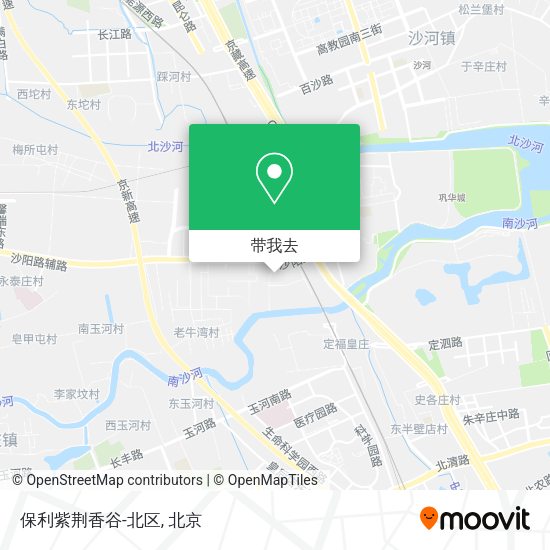 保利紫荆香谷-北区地图