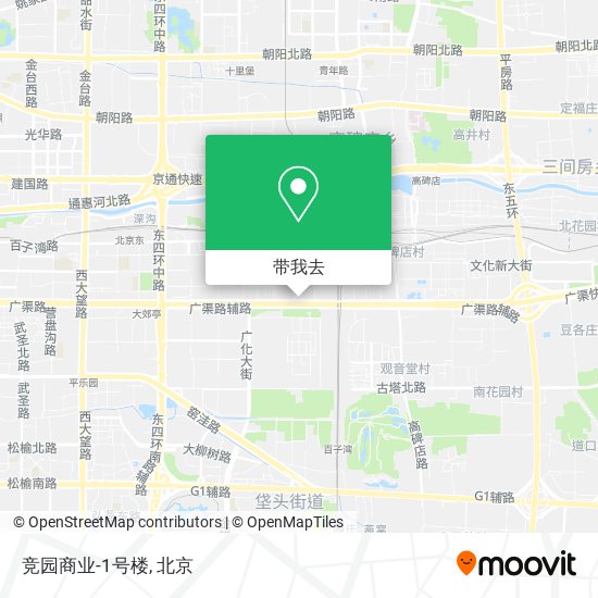 竞园商业-1号楼地图