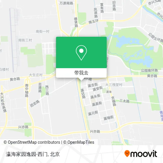 瀛海家园逸园-西门地图