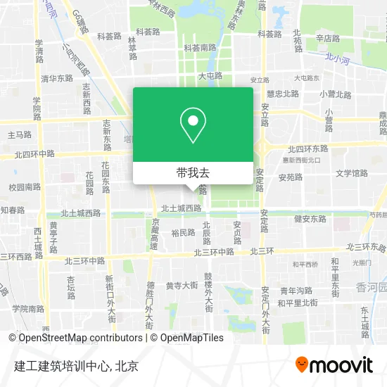 建工建筑培训中心地图