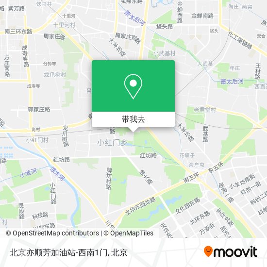 北京亦顺芳加油站-西南1门地图