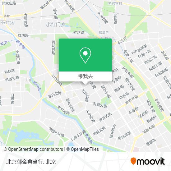北京郁金典当行地图