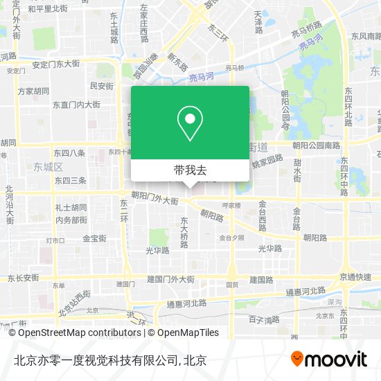 北京亦零一度视觉科技有限公司地图
