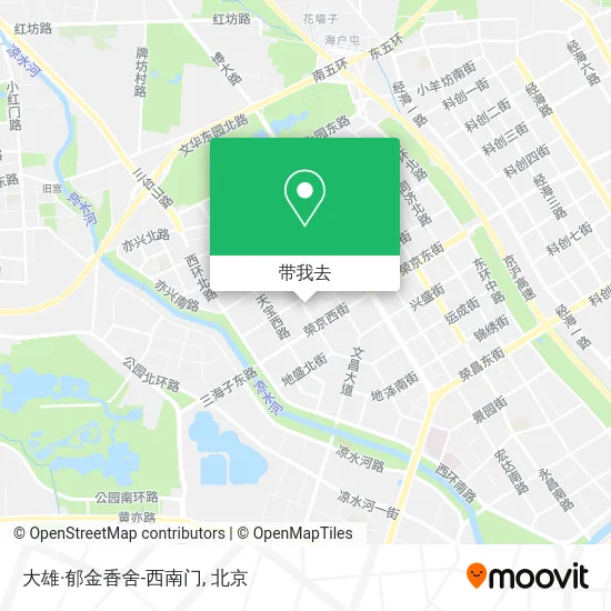 大雄·郁金香舍-西南门地图