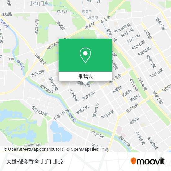 大雄·郁金香舍-北门地图