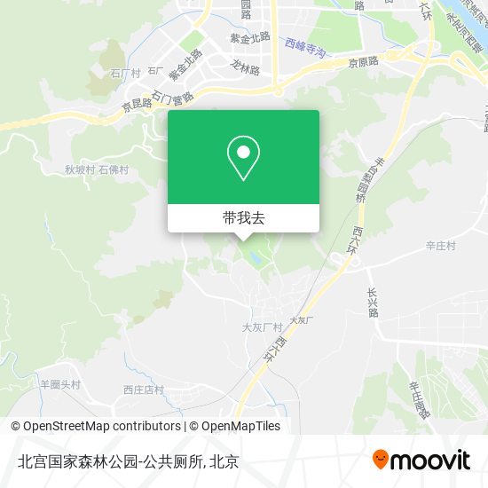 北宫国家森林公园-公共厕所地图