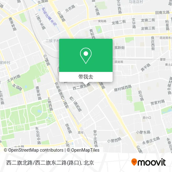 西二旗北路/西二旗东二路(路口)地图