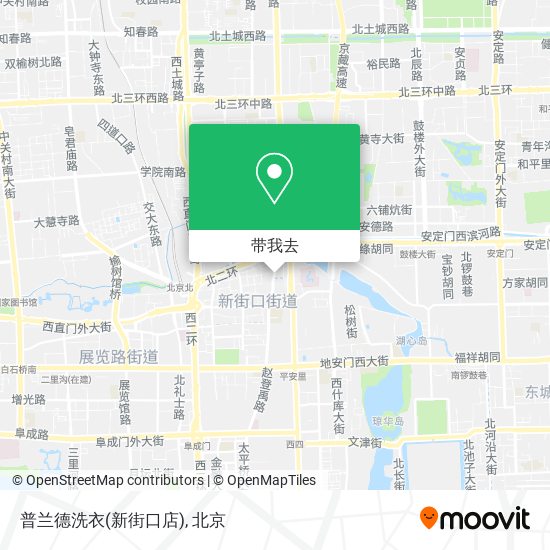 普兰德洗衣(新街口店)地图