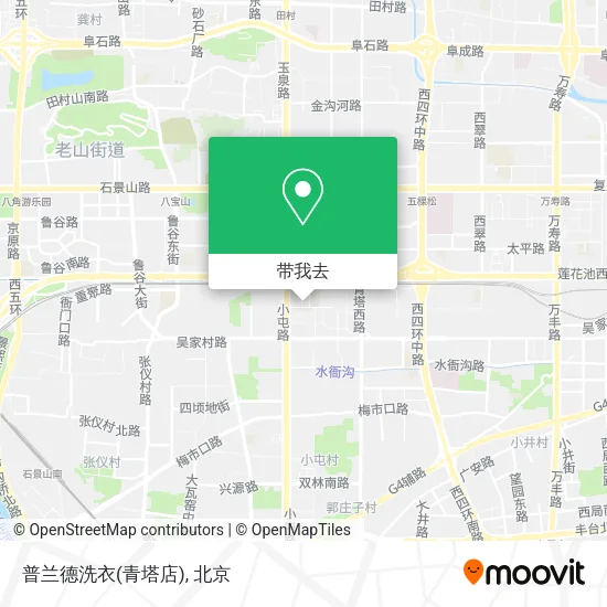 普兰德洗衣(青塔店)地图