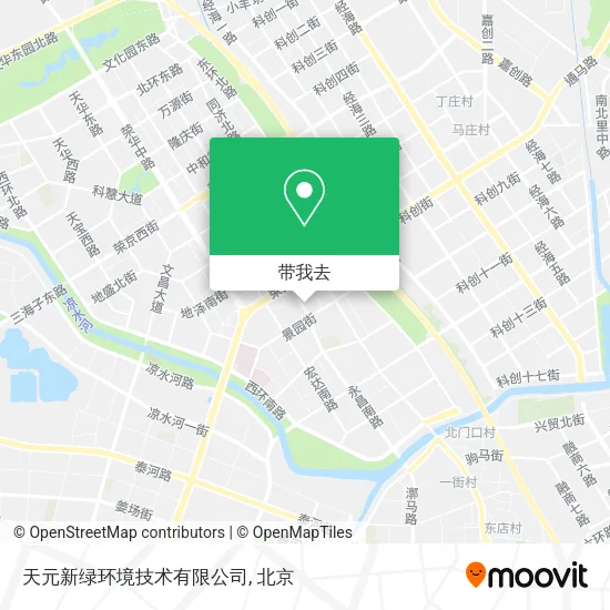 天元新绿环境技术有限公司地图