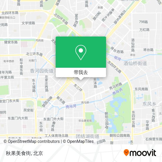 秋果美食街地图