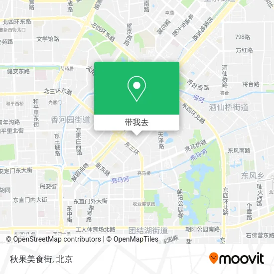 秋果美食街地图