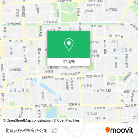 北京及好科技有限公司地图