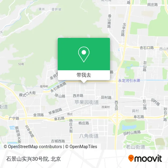 石景山实兴30号院地图