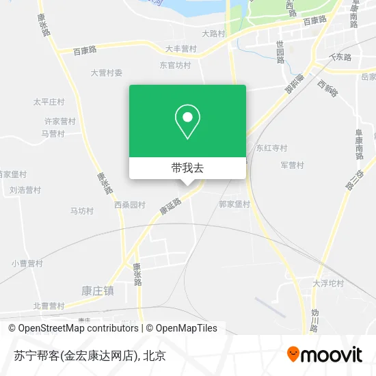 苏宁帮客(金宏康达网店)地图