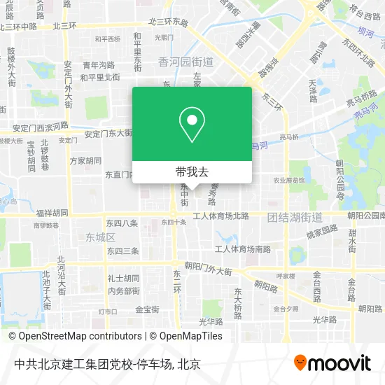 中共北京建工集团党校-停车场地图