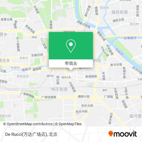 De Rucci(万达广场店)地图