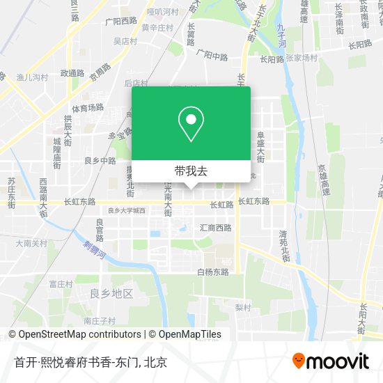 首开·熙悦睿府书香-东门地图