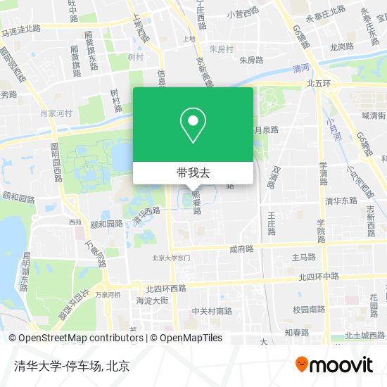 清华大学-停车场地图