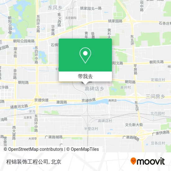 程锦装饰工程公司地图