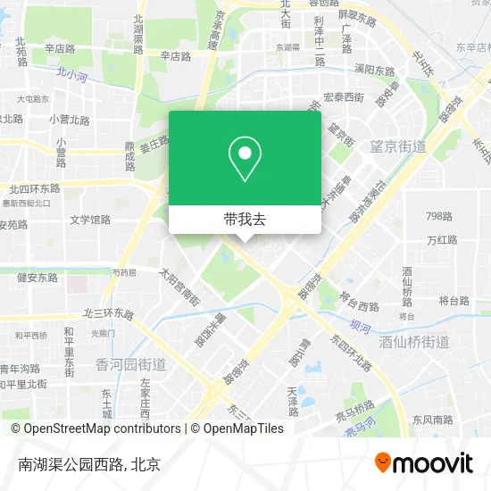 南湖渠公园西路地图