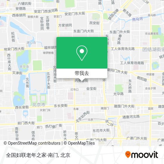 全国妇联老年之家-南门地图