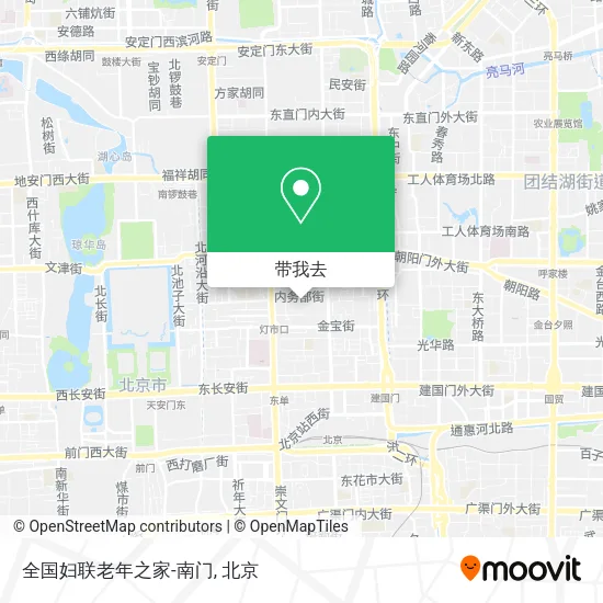 全国妇联老年之家-南门地图