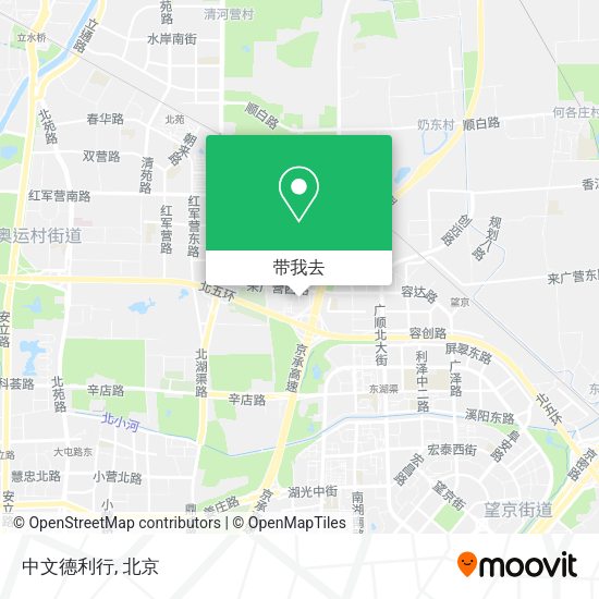 中文德利行地图