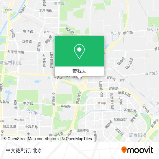 中文德利行地图