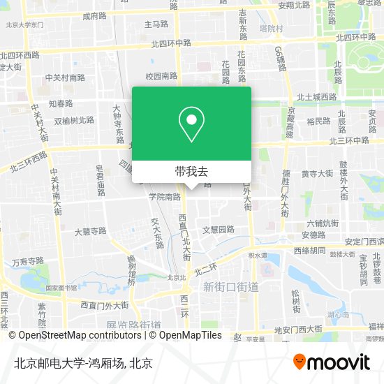 北京邮电大学-鸿厢场地图